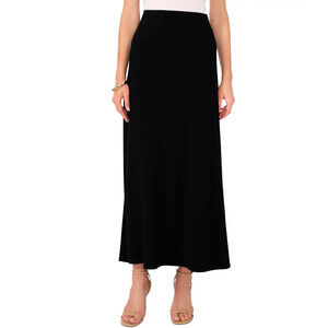 Vince Camuto Women Pull On A-Line Maxi Skirt Black Size XL